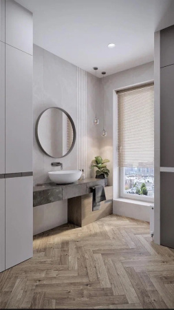 Кварцевый ламинат Fargo Паркет Английская ёлка Дуб Монако 33-63W948 4/0.5мм